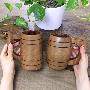 Durable Modern Kuksa <b>Cup</b> Low Price Handmade Wooden Coffee Mug for <b>Camping</b> Hiking and Travel Use - Product Image 1