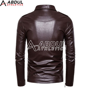 เสื้อแจ็คเก็ตหนังผู้ชายสุดหรูสำหรับฤดูหนาว หนังพรีเมียม นุ่ม สบาย ดีไซน์หรูหรา เหมาะสำหรับลุคทั้งทางการและลำลอง - Product Image 2