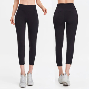Leggings de compression pour femmes, vêtements de sport, prix de gros, logo personnalisé, tenue de yoga et de gym, leggings pour femmes, OEM personnalisé - Product Image 4