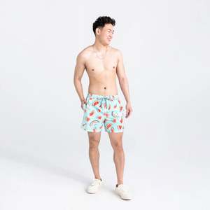 กางเกงขาสั้นผู้ชายพิมพ์ลาย2025ระบายอากาศได้ดีจากปากีสถานสมอเรือดีไซน์รูปแตงโมคุณภาพระดับพรีเมี่ยมใส่เล่นกีฬา - Product Image 4