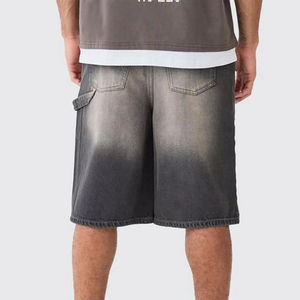 Bulk Order Denim <b>Shorts</b> Relaxed Streetwear Denim <b>Shorts</b> for Contemporary Fashion Brands - Product Image 6
