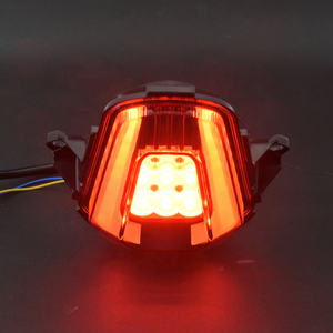 ไฟท้ายรถจักรยานยนต์ LED เลนส์สีแดง 8 LED ไฟเบรคหลัง ไฟเลี้ยว สำหรับเปลี่ยนซ่อม สำหรับ CB650R 2024~ - Product Image 5