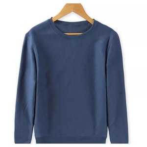 Sweat-shirts à col rond pour hommes, sportifs et décontractés, coupe oversize, personnalisables, 100 % coton gris, pour hommes 2026 - Product Image 2