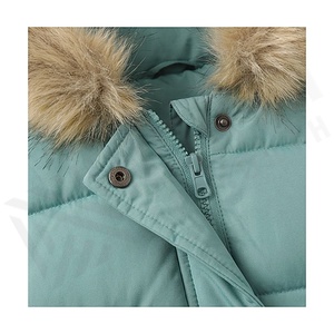 Hooded Quilted Waterproof <b>Bubble</b> Jacket Black Full Sleeve Winter Windproof Cotton Shell Knitted Fabric Polyester Filling Stand - Product Image 4
