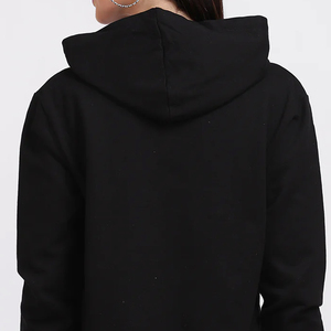casual style with drawstring hood soft cozy fabric material and long sleeve comfortable design Warm women pullover hoodie - Product Image 6