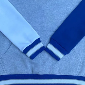 Sweat-shirt unisexe ZBP pour sororités et fraternités, broderie chenille lettres grecques, col rond, streetwear, vêtements universitaires – Vente en gros - Product Image 5