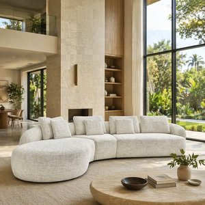 Sofá Chesterfield Tradicional de Tela con Esponja y Tapicería de Cuero Genuino, Asientos Duraderos, Cómodos y Elegantes para Sala de Estar y Hogar - Product Image 1