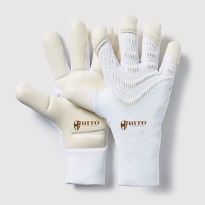Gants de gardien de but de football sur mesure de haute qualité, avec impression en silicone sur le dos et contact Letax sur la paume avant, coupe Roll FingerCut - Product Image 1