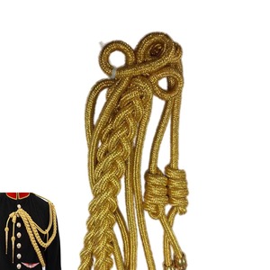 Aiguillette Gold Mylar Ceremonial Use Shoulder Customized Accessories Aiguillettes Uniforms - Product Image 2