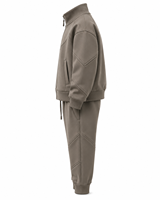 Ensemble de survêtement personnalisé pour homme – Veste zippée à col montant et pantalon de jogging – Tenue de sport haut de gamme, streetwear décontracté – Fabricant OEM