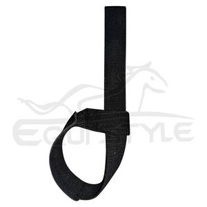 Sangles de musculation noires en néoprène rembourrées, poignées de powerlifting pour adultes, entraînement en salle de sport, OEM, vente en gros, sangles de fitness pour levage lourd - Product Image 1