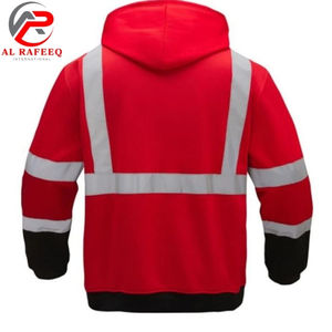 Sweat à capuche de sécurité haute visibilité unisexe 2026, réfléchissant, léger, pour les travailleurs - Product Image 5