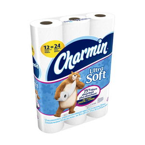Papier toilette Mega Rolls, 32 rouleaux, 231 feuilles, C-harmin Ultra Soft Extra Per Roll, papier toilette de luxe doux pour la salle de bain - Product Image 3