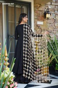 Conjunto de Plazzo-Kurta y Dupatta de Seda Romana de Alta Calidad para Uso Ocasional, con un Diseño Elegante, Fabricante de Moda Femenina - Product Image 5