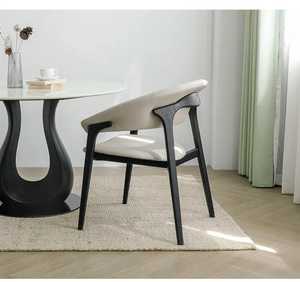 Silla de Comedor Tradicional de Madera Maciza de Roble con Respaldo en Escalera, Diseño Ergonómico para Cocina, Asientos Profesionales para Restaurantes y Cafeterías - Product Image 2