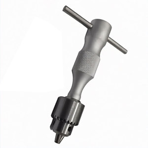 Orthopedic <b>Hand</b> <b>Drill</b> With Chuck And Key 16cm Professional Veterinary Surgical Instrument Bone Drilling Tool Durable - Product Image 3