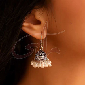 Boucles d'oreilles tendance en acier inoxydable, logo personnalisé, impression couleur, plaqué argent, bijoux de mariage pour femmes de haute qualité, sur mesure - Product Image 2
