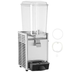 Distributore di Succhi Commerciale 325W in Acciaio Inox 304, 20.4 Qt 18L, Macchina per Tè Freddo a Serbatoio Singolo, Installazione a Colonna 41 Pollici - Product Image 1