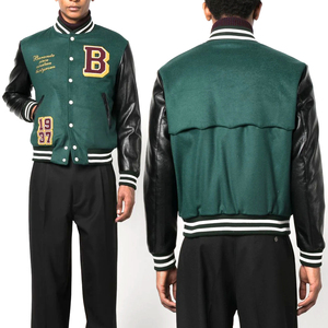 High Quality Custom Print Embroidered Varsity <b>Jackets</b> Unisex <b>Baseball</b> Varsity Letterman <b>Jacket</b> Oversize <b>Jacket</b> - Product Image 5