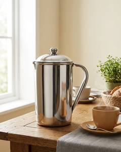 Eco-Friendly Sustainable Drinkware – Large Capacity Water Storage Decorative Stainless Steel <b>Jug</b> High Quality - Product Image 4