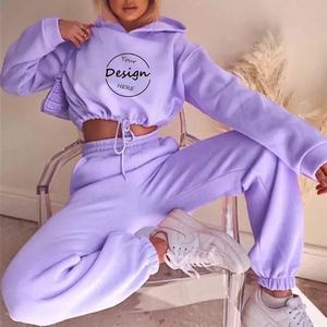 Conjuntos de chándal de forro polar rosa unisex personalizados al por mayor, de manga larga, de algodón, de longitud completa, para maternidad, estilo casual y de talla grande. - Product Image 2