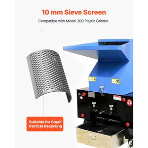 Rete a maglie di precisione da 0,39 pollici/10 mm di alta qualità per trituratore di plastica, rete in acciaio durevole compatibile con vari modelli nuovi - Product Image 2
