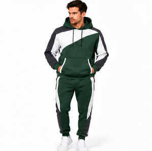 Conjunto Deportivo para Hombre al por Mayor: Chaqueta con Cremallera Completa y Cuello Alto, Pantalones Jogger con Cintura Elástica, Transpirable, para Entrenamiento y Actividades Deportivas - Product Image 2