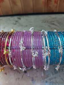 Bracelets empilables modernes et élégants en argent plaqué, style cachemire, pour femmes, écologiques, bijoux à porter au quotidien - Product Image 3