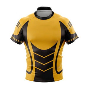 Uniformes de Rugby Personalizados al por Mayor, Modelo 2026, Cómodos, Transpirables, Tallas Grandes, con Impresión por Transferencia de Calor en la Parte Delantera, de Secado Rápido, para Liga - Product Image 1