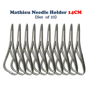 Portaagujas Dental Mathieu Slim de Alta Calidad 10x, Alicates de Ligadura Ortodóntica de Punta Estrecha de Acero Inoxidable - Product Image 2