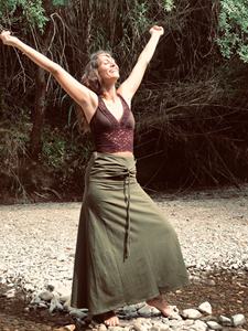 Falda Maxi de Algodón Estilo Boho, Vestido Convertible sin Tirantes con Silueta Fluida, Estilo Bohemio para un Uso Versátil - Product Image 4