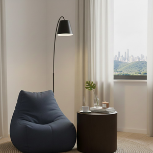 Muebles Modernos y Duraderos para Sala de Estar de Vietnam, Mesa de Centro Redonda con una Pata de Pilar, Chapa de MDF, Fresno, 1 Año de Garantía - Product Image 4