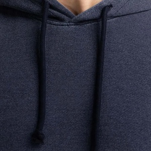 Men's Regular Fit Hooded Pullover Solid Color Cotton/Polyester Fleece Casual Sweatshirt Eco-Friendly Quick Dry Winter Wear - Product Image 4