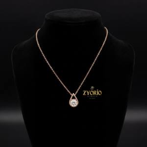 Collar con Colgante de Diamantes de Lujo con Símbolo de Eternidad para Mujer, Cadena de Eslabones Chapada en Oro - Regalo de Compromiso, Aniversario y Boda - Product Image 3