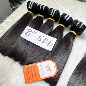 แฮร์วีฟท์ยาว6-8นิ้วแบบมัดคู่ยาว6-8นิ้วพร้อมส่งวัตถุดิบ - Product Image 4