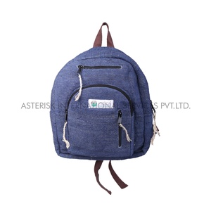 Sac en chanvre biologique conçu pour les femmes et les enfants sac à dos en chanvre avec sangle réglable confortable facile à transporter pour les voyages - Product Image 2