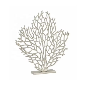 Nueva Escultura de Aluminio Plateado con Diseño de Olas Oceánicas y Base Negra para Decoración de Mesa en Hogar, Oficina o Sala de Estar - Product Image 5