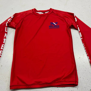 OEM Service High Quality Customized Logo Quick Dry Men Rash Guard for Sale Digital Printing Swimming Men Rash Guard Long - Product Image 1