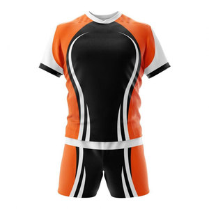 Uniforme Deportivo de Rugby Corto para Hombre, Diseño Personalizado, Transpirable, Antihumedad, Antibacteriano, con Etiqueta Privada en la Parte Delantera - Product Image 1
