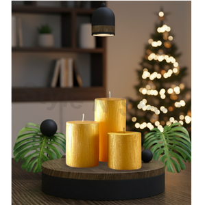 Velas Metálicas Rústicas, opción de decoración para el hogar, bodas, Navidad, Pascua, cumpleaños y San Valentín - Product Image 1