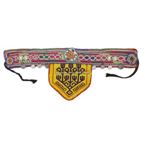 Vintage Belt Belly Dance Bead Afghani Traditional Waist Belt Kuchi Tribal BB064A <b>Old</b> Banjara Real Vintage Handmade Beaded Belts - Product Image 1
