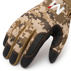 Custom Touchscreen Mechanics Work <b>Gloves</b> Vibration Proof Synthetic Leather Palm Industrial Workshop Safety General Purpose - Product Image 5