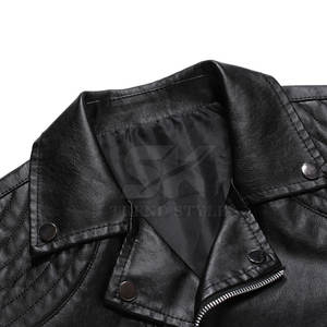 Dernier style, vente en gros, veste en cuir pour homme coupe-vent, veste d'hiver imperméable pour homme, best-seller, en vente en ligne - Product Image 3