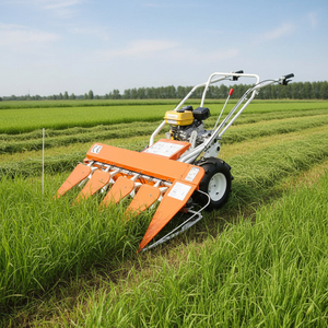 Reaper <b>Machine</b> Steerable Cutting <b>Drying</b> Equipment Crop Rice Combine Harvester For <b>Small</b> Farm Use - Product Image 6