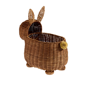 Panier de rangement décoratif en rotin fait main en forme de lapin, vente en gros, du Vietnam - Product Image 2