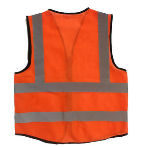 Gilet de sécurité haute visibilité pour hommes avec plusieurs poches, vêtements de travail réfléchissants pour les chantiers extérieurs et l'entretien - Product Image 6