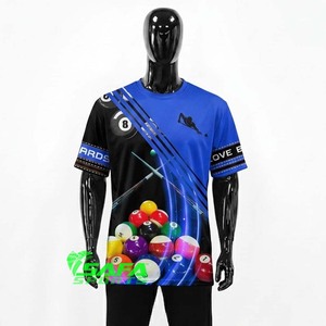 SAFA SPORTS Camisetas de Billar al por Mayor, Camisetas de Snooker Personalizadas, Uniformes de Equipo Transpirables con Sublimación - Product Image 4