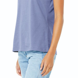 Camiseta de Algodón 100% para Mujer, Cuello Redondo, Manga Corta, Transpirable, Nueva Llegada, Camiseta Estampada para Mujer - Product Image 5