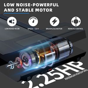 Tapis Roulant dal Design Compatto con Motore Brushless ad Alta Efficienza, Display LED, Modalità Conto alla Rovescia, Supporta fino a 125 kg per Utenti Attivi - Product Image 4