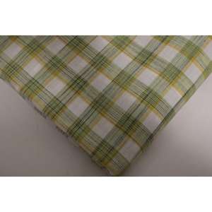 Indian Cotton <b>Check</b> Fabric Handloom Plaid Cloth Soft Sewing Quilting Craft Dress Material Fabric - Product Image 2